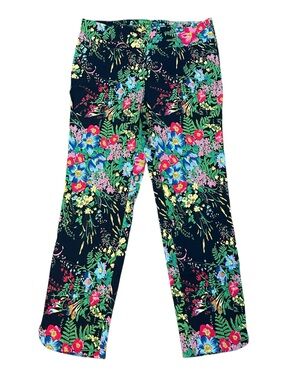 Soft Surroundings Floral Ankle Pants Size Medium